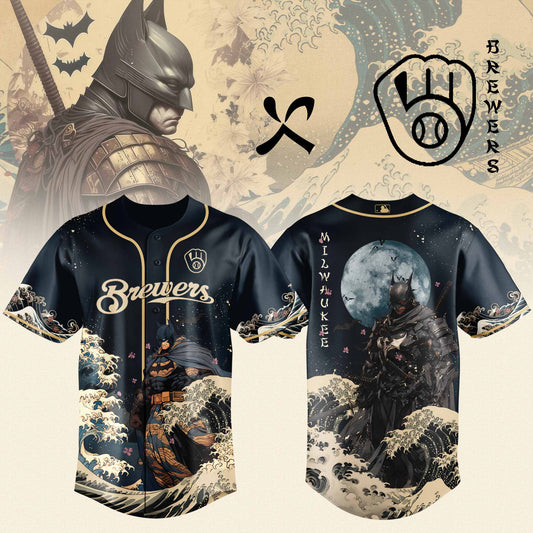 Milwaukee Brewers x Batman Night Limited Edition Jersey 2025