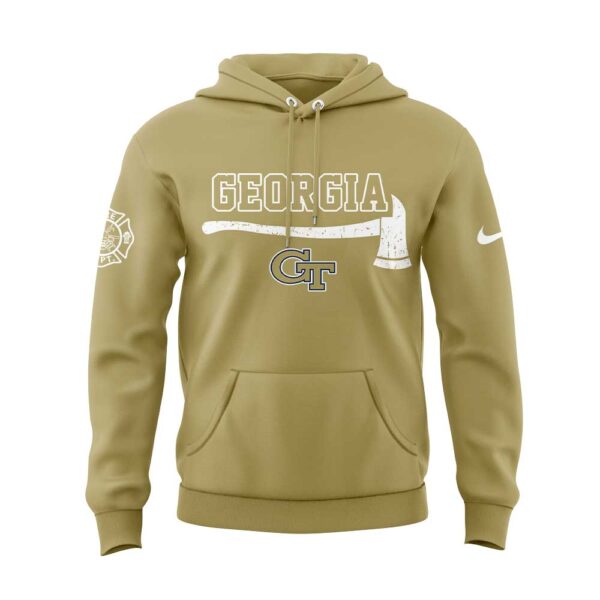 .Georgia Tech Firefighter Application Day Combo Hoodie