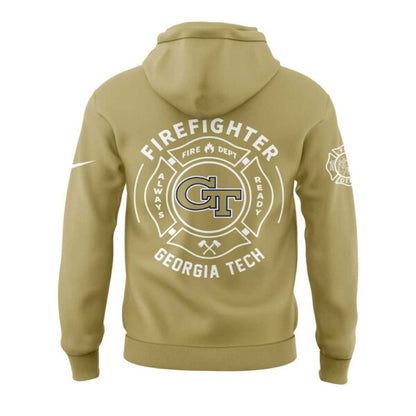 .Georgia Tech Firefighter Application Day Combo Hoodie