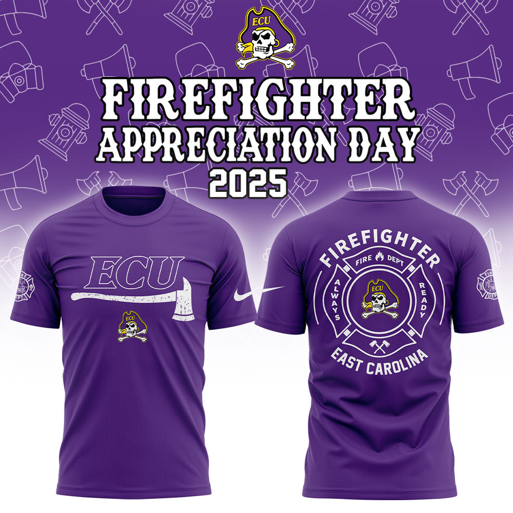 East Carolina Firefighter Application Day Shirt