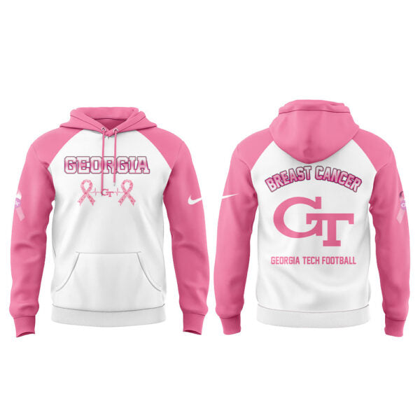 . Georgia Tech Cancer Awareness Month 2025 Combo Hoodie