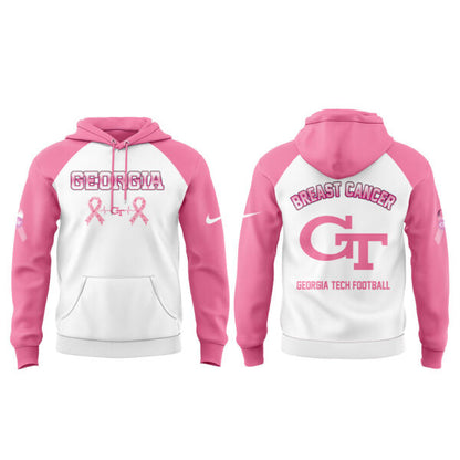 . Georgia Tech Cancer Awareness Month 2025 Combo Hoodie
