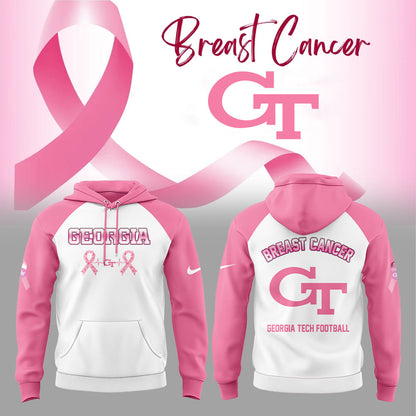 . Georgia Tech Cancer Awareness Month 2025 Combo Hoodie