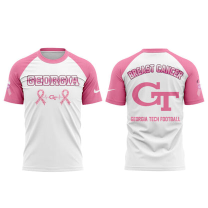 . Georgia Tech Cancer Awareness Month 2025 Combo Shirt
