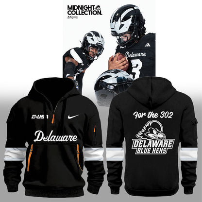 . Delaware Fightin  Midnight Collection Combo Zip 1/4 Hoodie