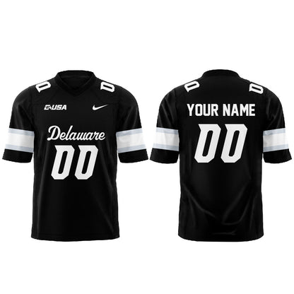 . Delaware Fightin  Midnight Collection Combo Football Jersey Custom Name, Number For Fans