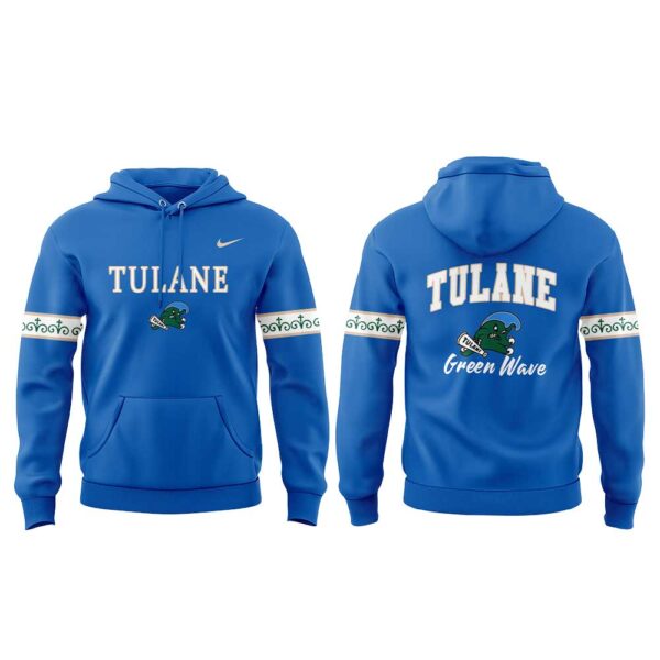 .Tulane Football Our First City Edition Uniform 2025 Combo Hoodie