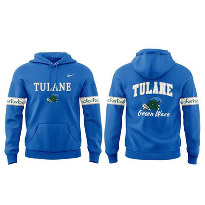 .Tulane Football Our First City Edition Uniform 2025 Combo Hoodie