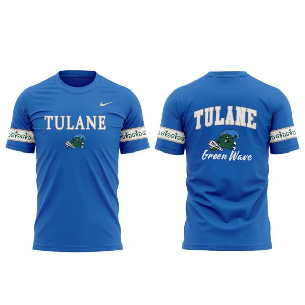 .Tulane Football Our First City Edition Uniform 2025 Combo Shirt