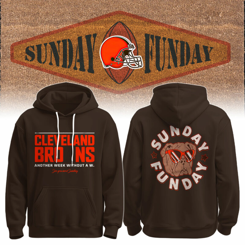 Cleveland Browns Sunday Funday Bulldog Hoodie
