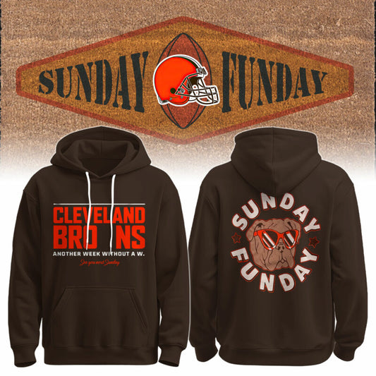 Cleveland Browns Sunday Funday Bulldog Hoodie