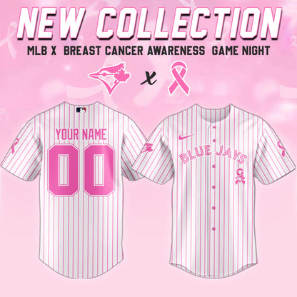 Toronto Blue Jays x  Breast Cancer Awareness Game Night Jersey Editons Limited