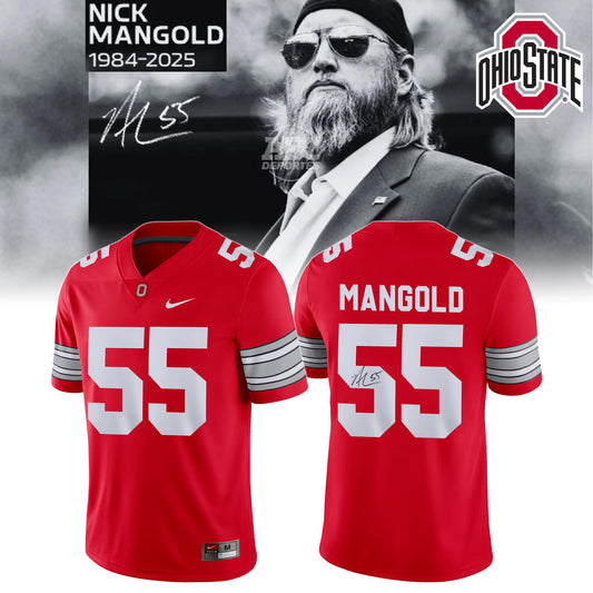 NCAA Ohio State Nick Mangold In Memory Legend Jersey 1984 2025