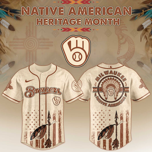 Milwaukee Brewers x Native American Heritage Month Limited Edition Jersey 2025