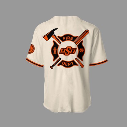 Limited Edition CowboysBaseball x Firefighter Appreciation Night Jersey-LL250325016