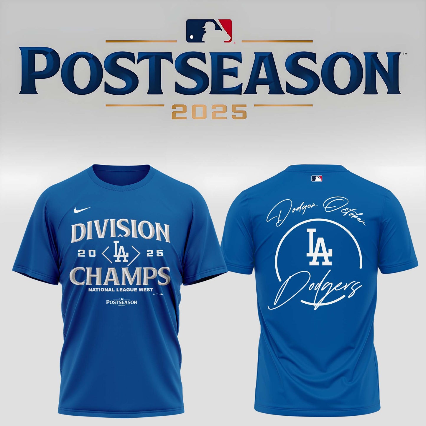 Los Angeles Dodgers T-Shirt NL West Division Champions