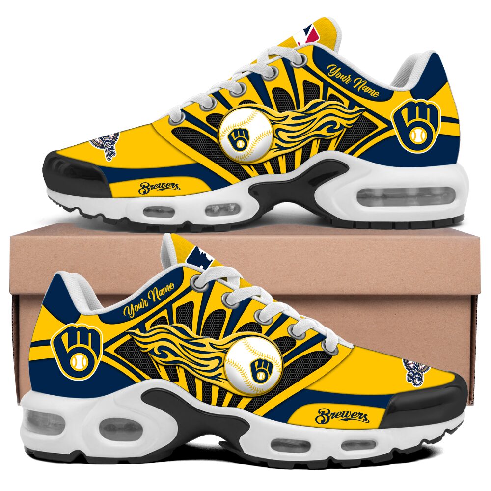 Milwaukee Brewers Customized Sport Shoes PT66056