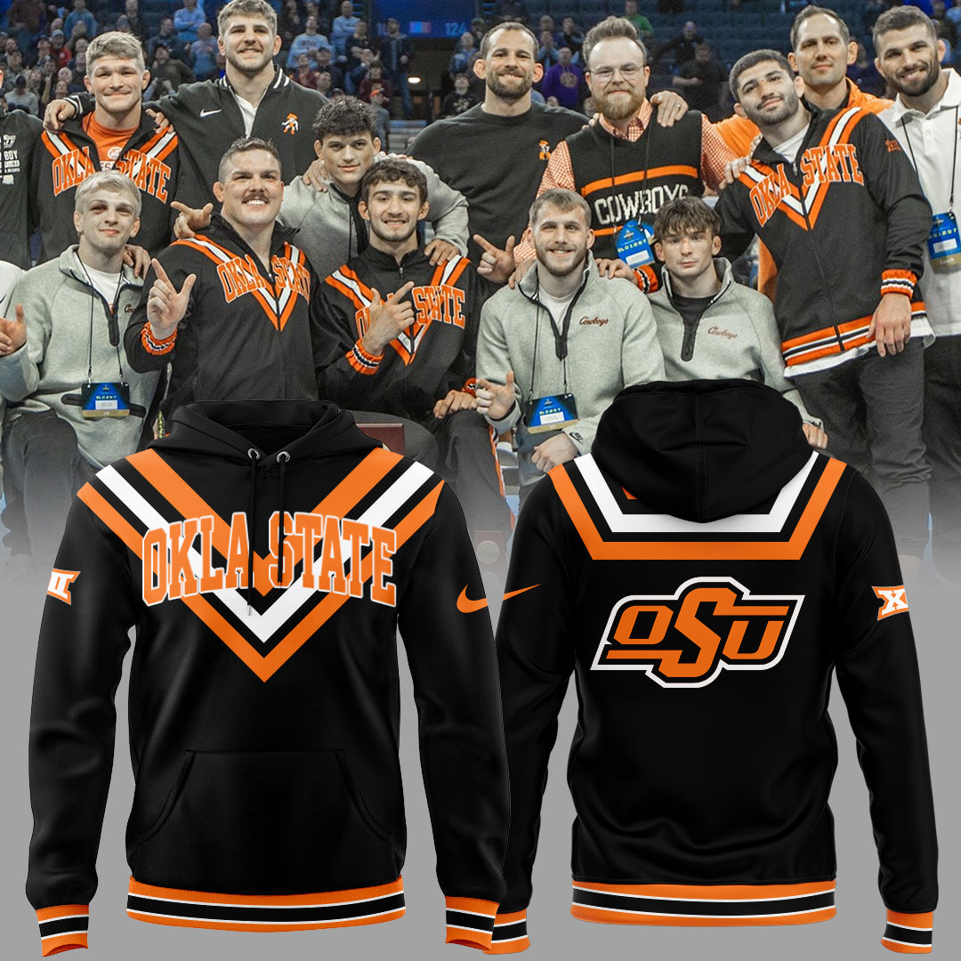 Limited Edition OSU Cowboy Wrestling Black Hoodie-ND03262508