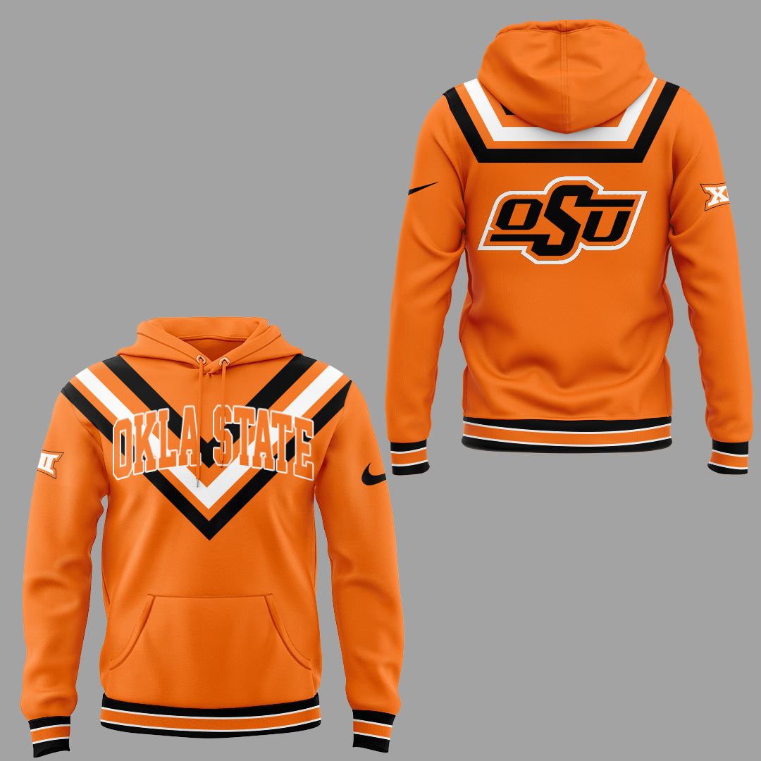 Limited Edition OSU Cowboy Wrestling Orange Hoodie-ND03262509