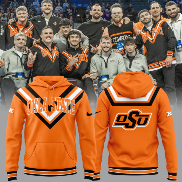 Limited Edition OSU Cowboy Wrestling Orange Hoodie-ND03262509