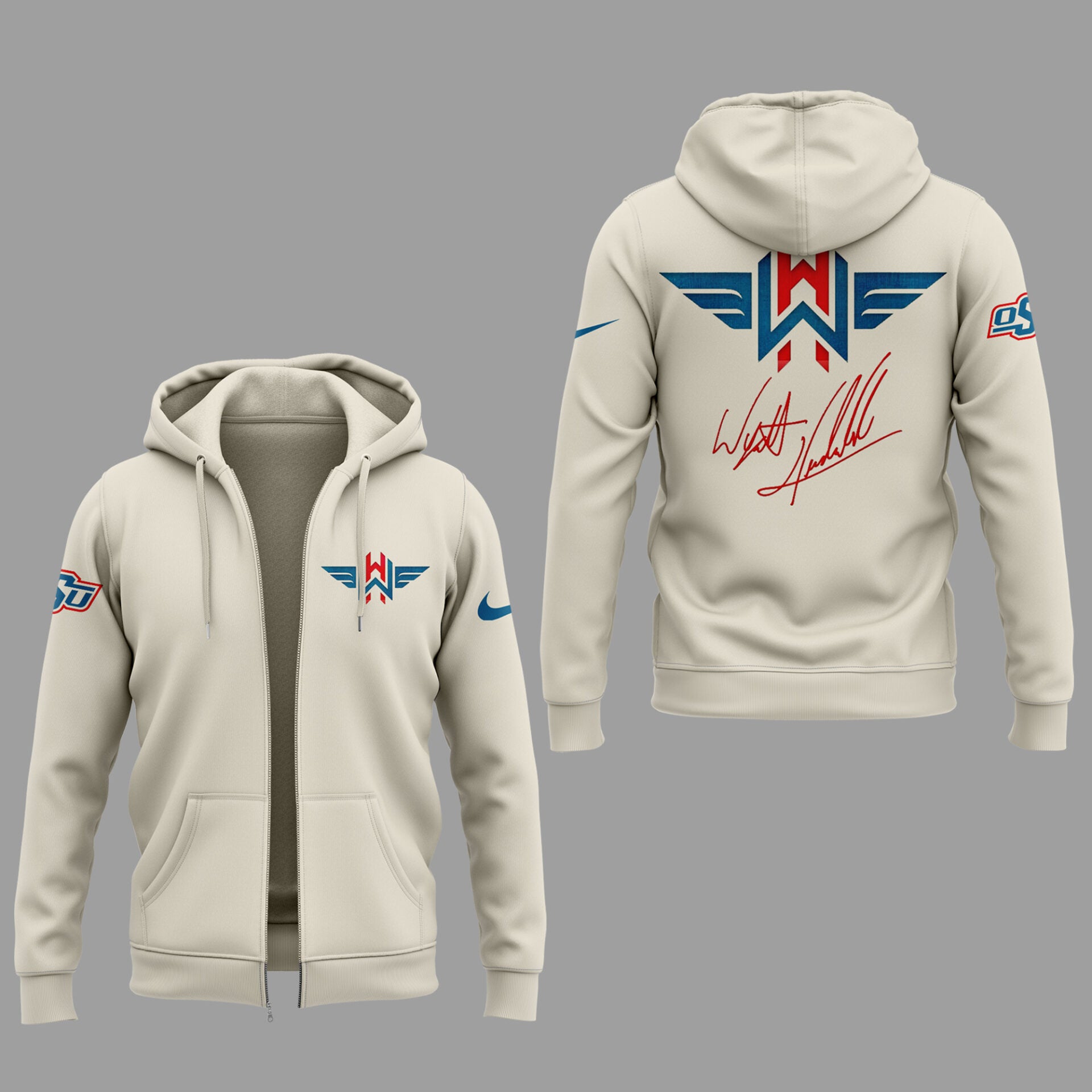 Limited Edition Wyatt Hendrickson New Zip Hoodie-ND03262564