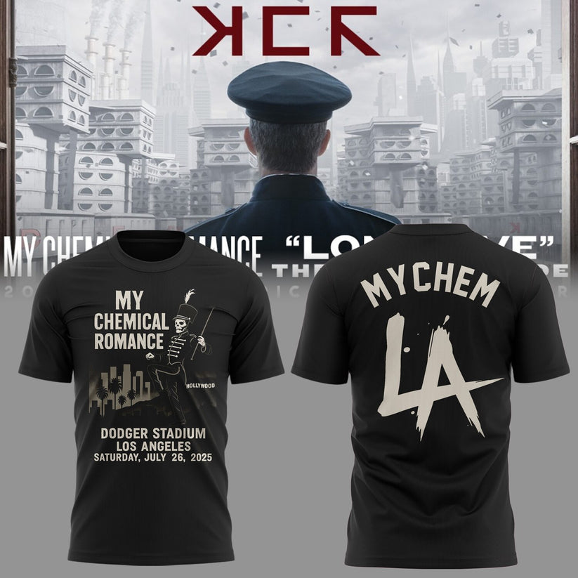 Limited Edition “Long Live: The Black Parade Tour 2025 x LA” Tshirt