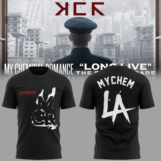 Limited Edition “Long Live: The Black Parade Tour 2025 x LA” Tshirt