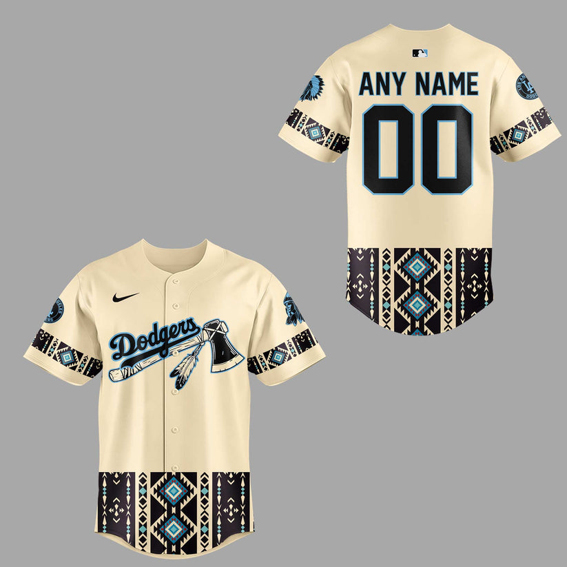 Limited Edition Dodgers x Native American Heritage Month 2025 Custom Jersey