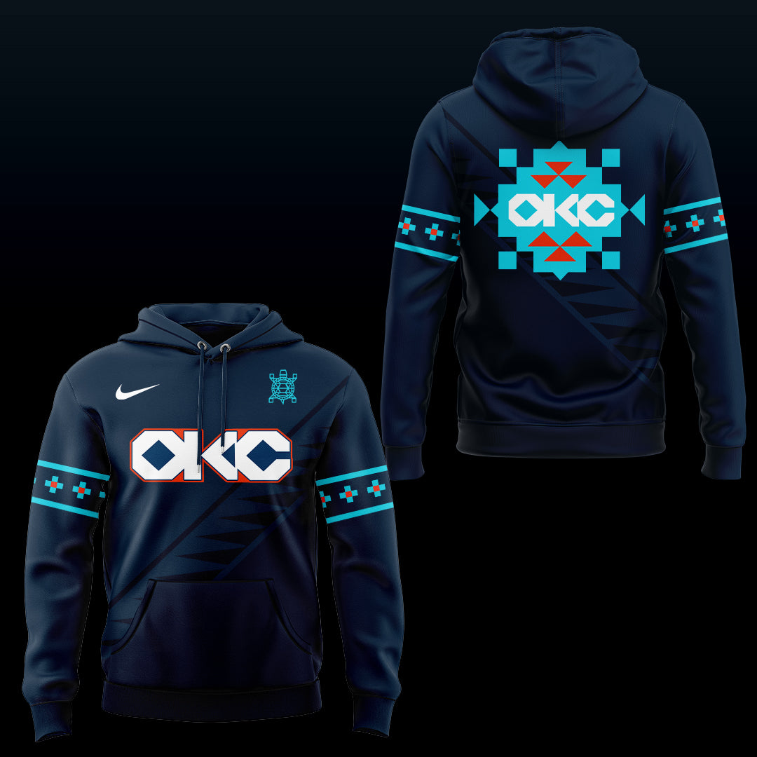 Exclusive OKC Basketball 2025-26 City Edition Hoodie-ND08222514