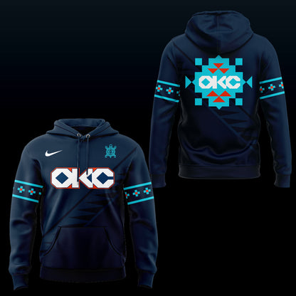 Exclusive OKC Basketball 2025-26 City Edition Hoodie-ND08222514