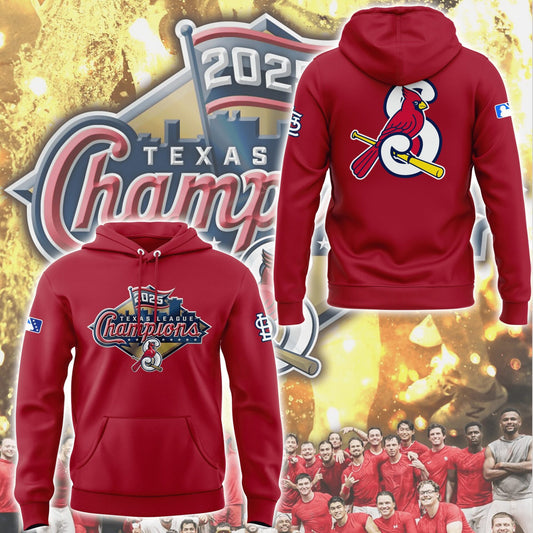 Limited Edition Sgf Cardinals 2025 Texas League champions Hoodie-ND09252539