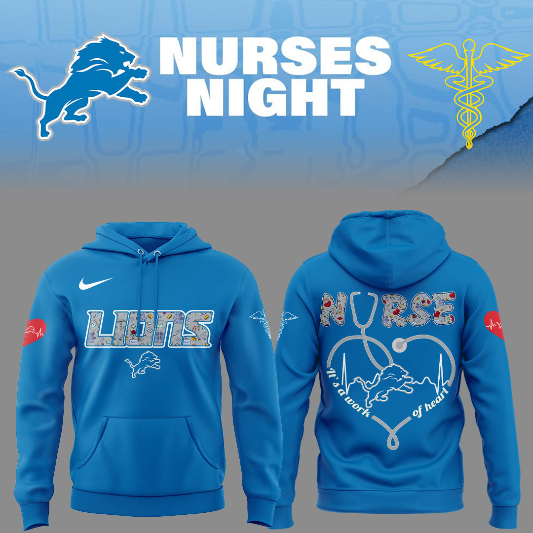 Limited Edition Lions Nurses Appreciation Hoodie