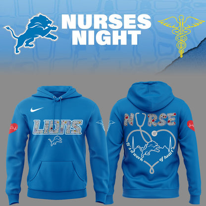 Limited Edition Lions Nurses Appreciation Hoodie