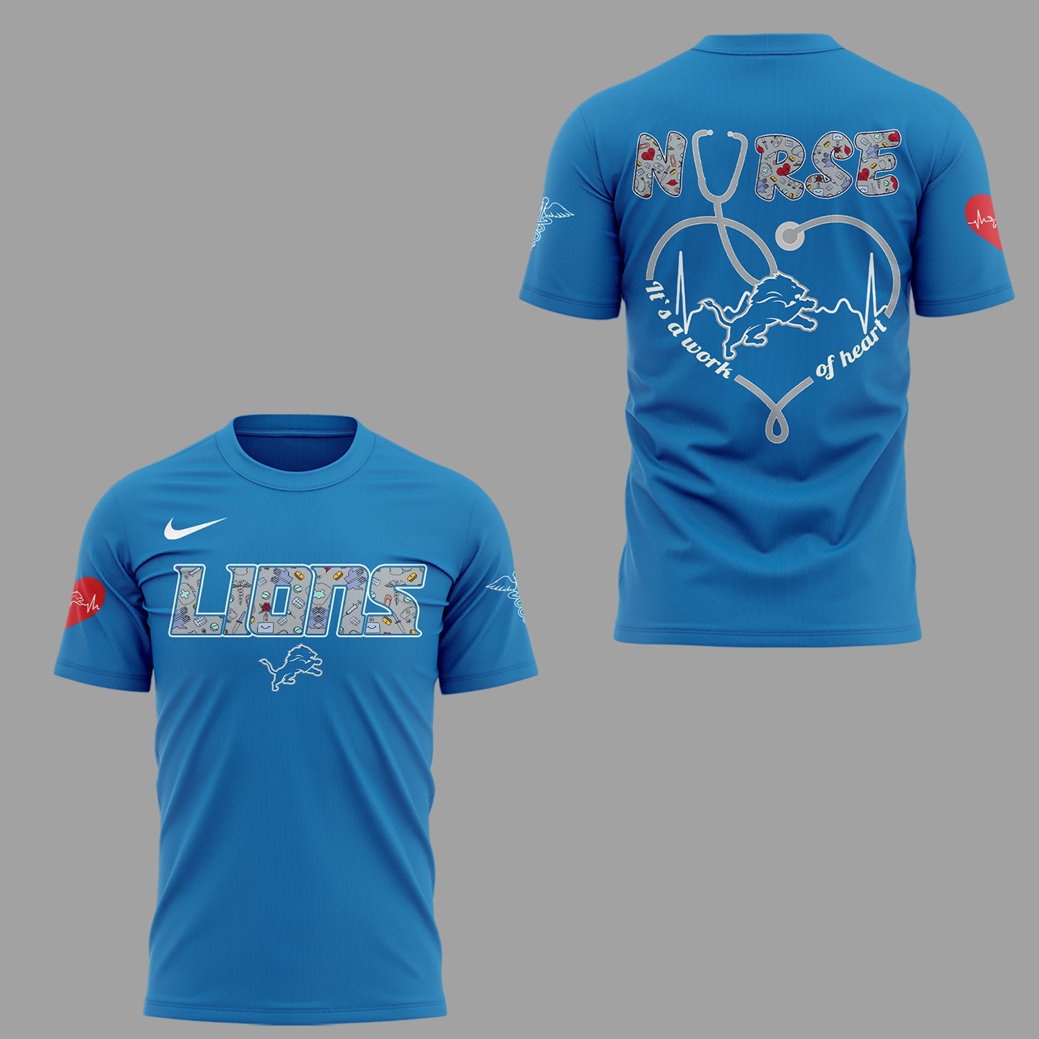 Limited Edition Lions Nurses Appreciation T-Shirt