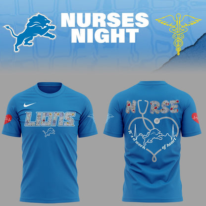 Limited Edition Lions Nurses Appreciation T-Shirt