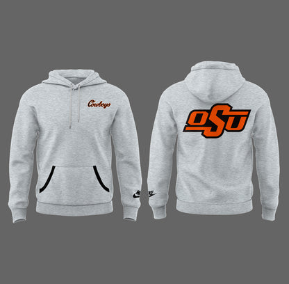 Limited Edition OSU Cowboy Gray Hoodie-PA04052509