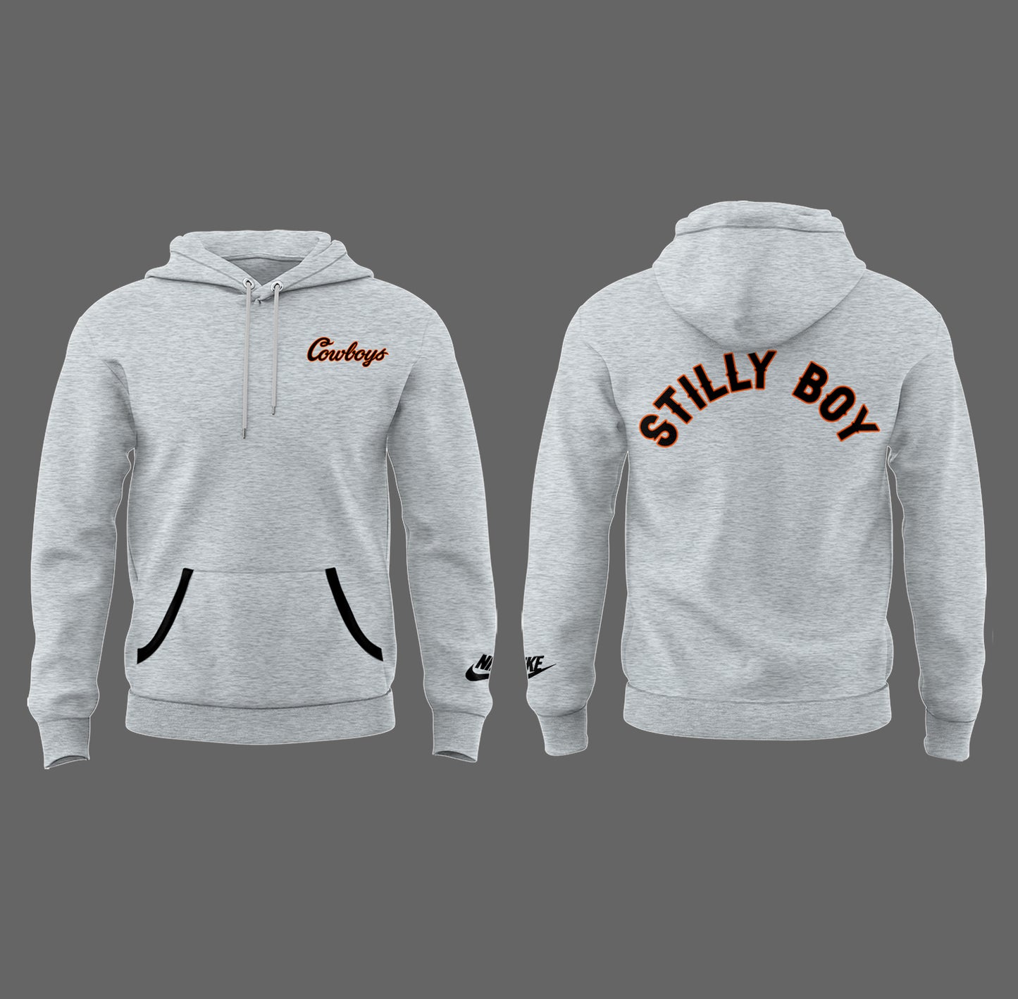 Limited Edition OSU Stilly Boys Gray Hoodie-PA04052512