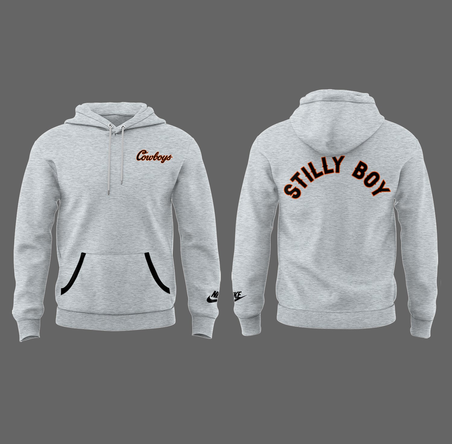 Limited Edition OSU Stilly Boys Gray Hoodie-PA04052512