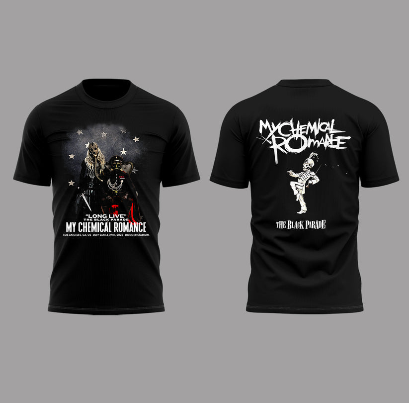 Limited Edition “Long Live: The Black Parade Tour 2025 x LA” Tshirt