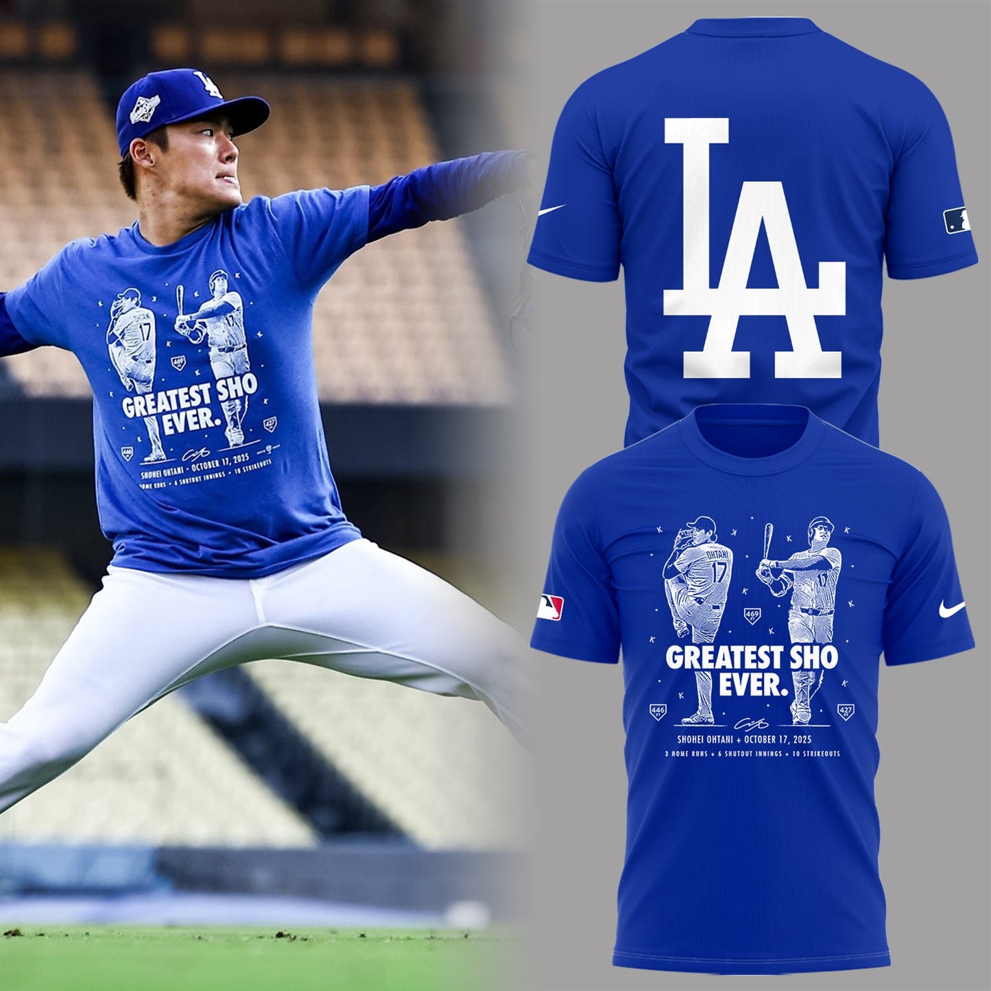 Limited Edition Dodgers x Greatest Sho Ever Shirt