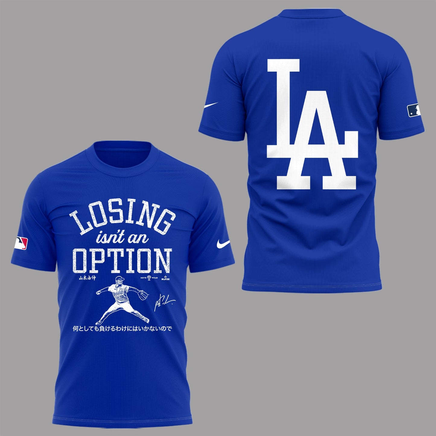 Limited Edition Dodgers x Losing is not an Option Shirt