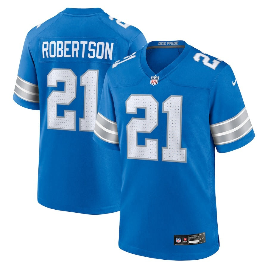 Amik Robertson Lions Team 2025 Limited Football Pro Jersey