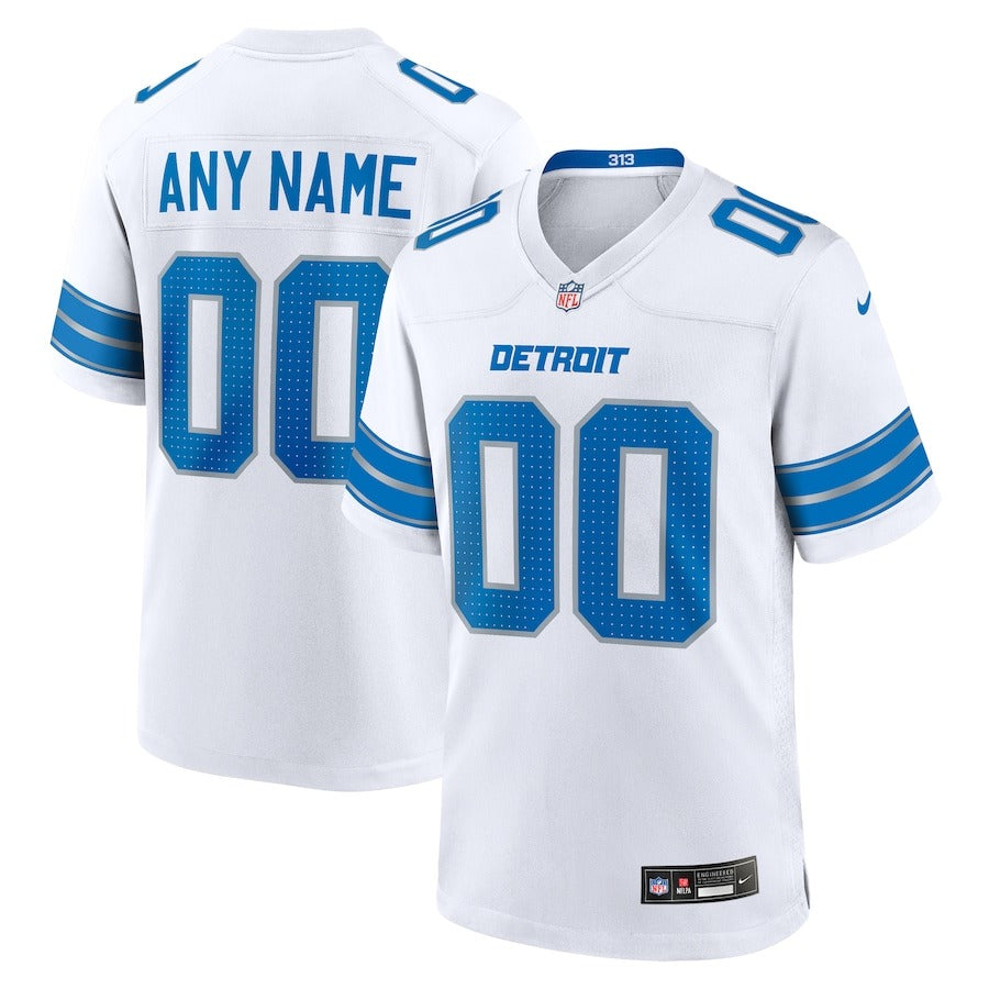 Lions Team 2024 White "The 313" Limited 2025 Limited Football Pro Jersey