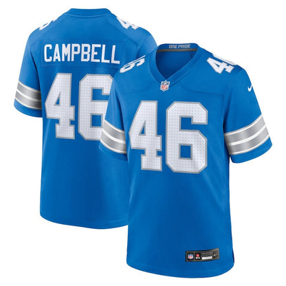 Jack Campbell Lions Team 2025 Limited Football Pro Jersey