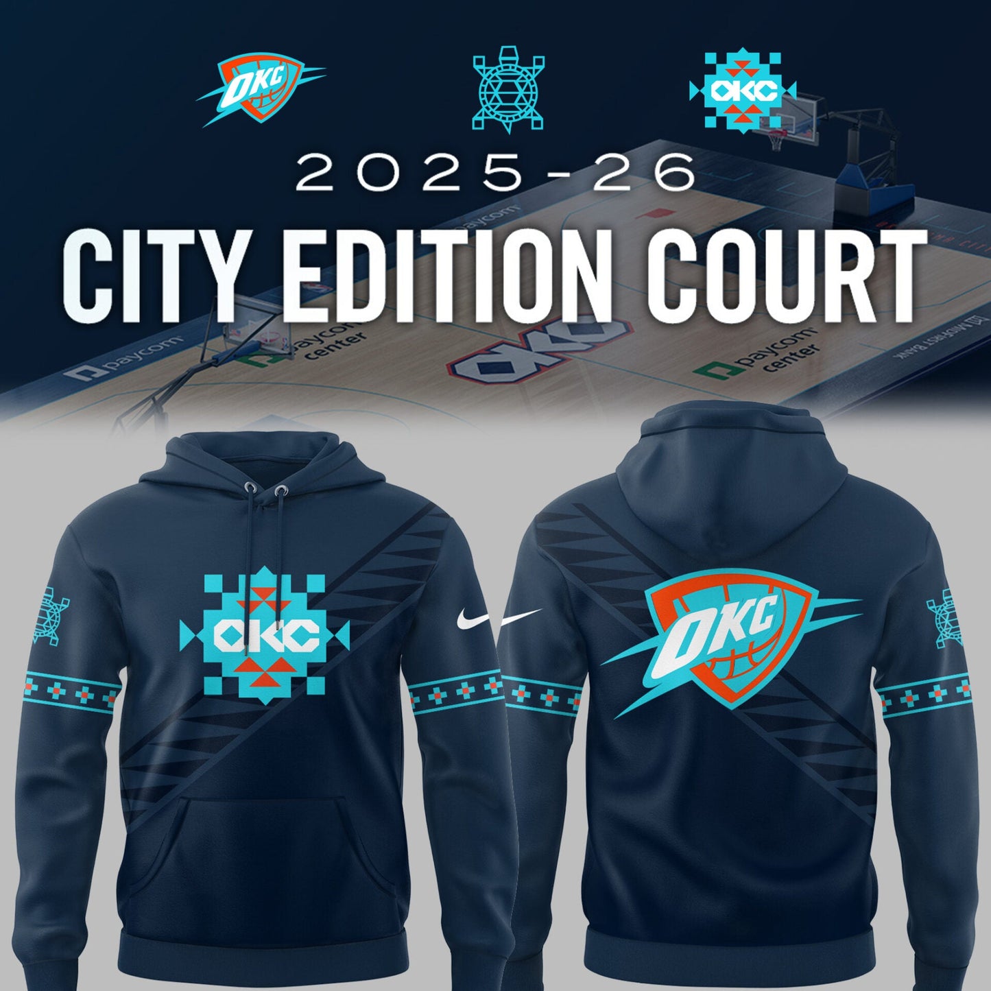 Limited Edition Thunder Basketball New City Edition 25′ Hoodie-PU25082403