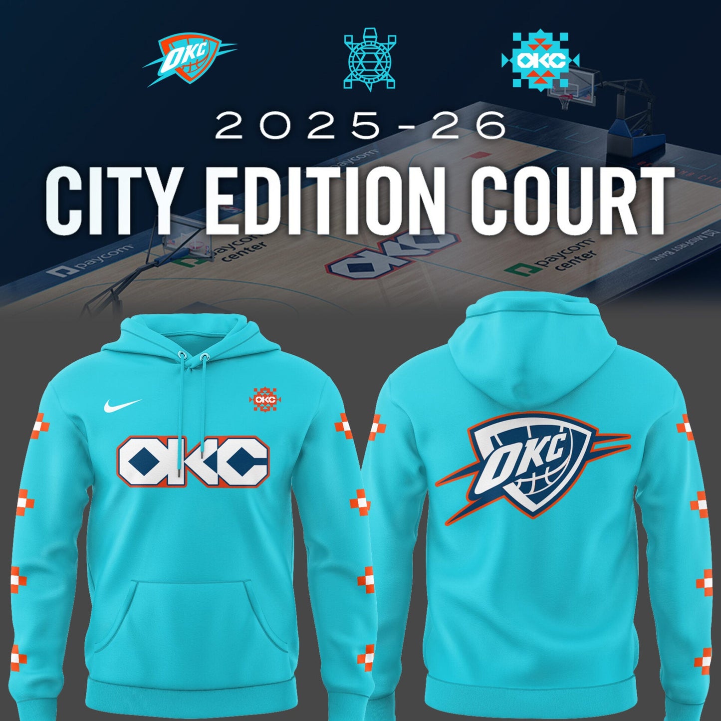 Limited Edition Thunder Basketball New City Edition 25′ Hoodie-PU25082407