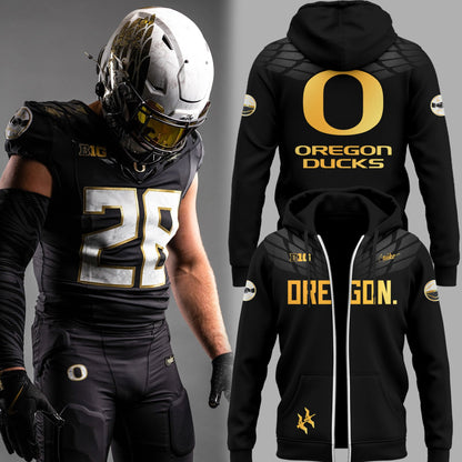 Limited Edition Ducks FB A Tribute to Phil and Bill “ShoeDuck” Black Zip Hoodie-PU25091503