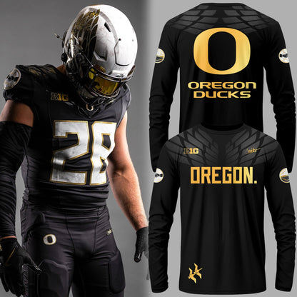 Limited Edition Ducks FB A Tribute to Phil and Bill “ShoeDuck” Black Long T-shirt-PU25091504