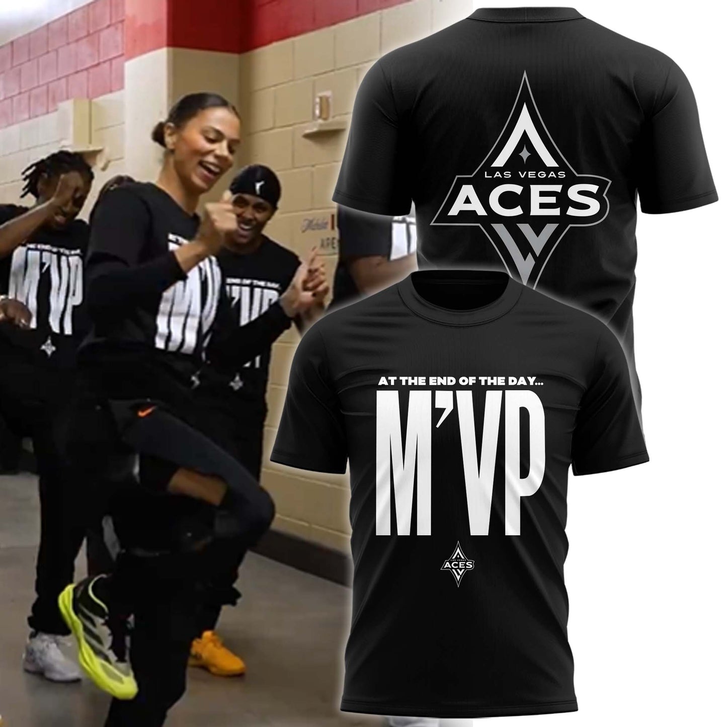 2024 Las Vegas Aces "At The End Of The Day M'VP" Shirt