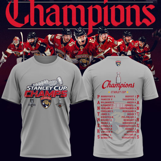 Florida Panthers T-Shirt Champions Stanley Cup Final 2025